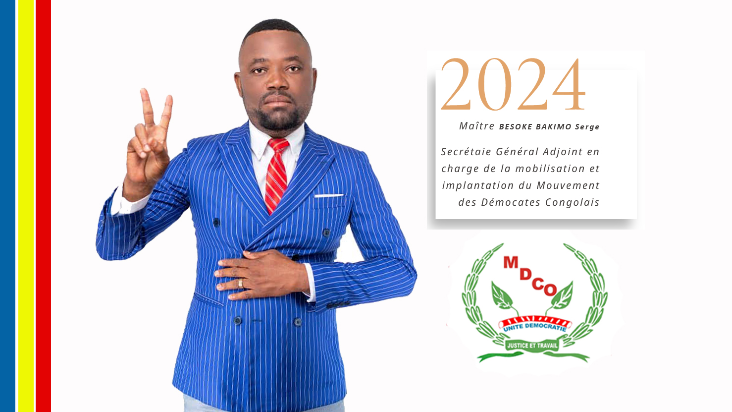 COMMUNIQUÉ OFFICIEL DU SECRÉTAIRE GÉNÉRAL AD INTÉRIM DU MDCO, SERGE BESOKE BAKIMO
