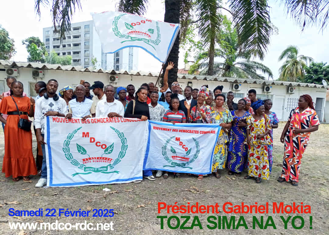 Mobilisation au QG du MDCO : "Toza Sim Na Yo"