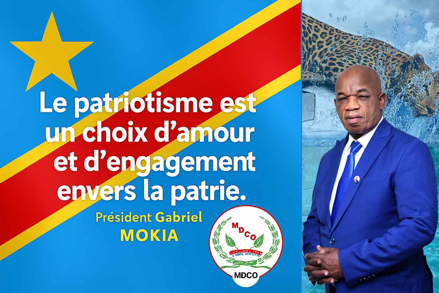 Soutien du MDCO aux Léopards de la RDC